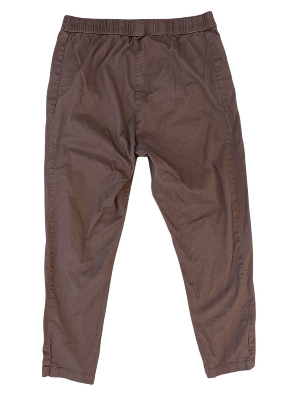 Pact Elastic Waist Cotton Pull On Pants in Chocolate Brown Size Medium - Picture 4 of 4
